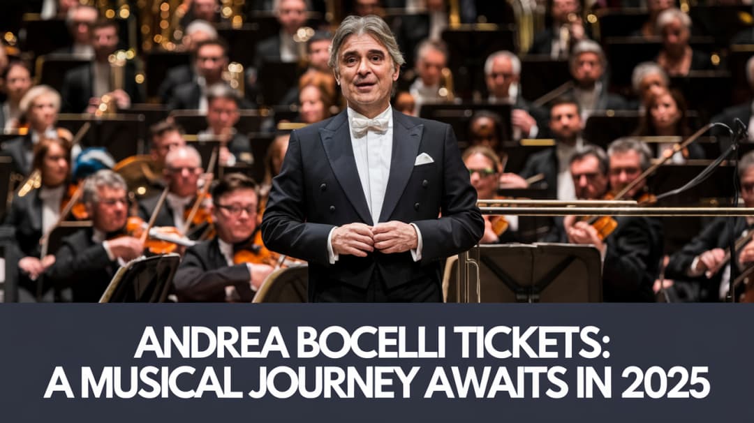 Andrea Bocelli Tickets: A Musical Journey Awaits in 2025