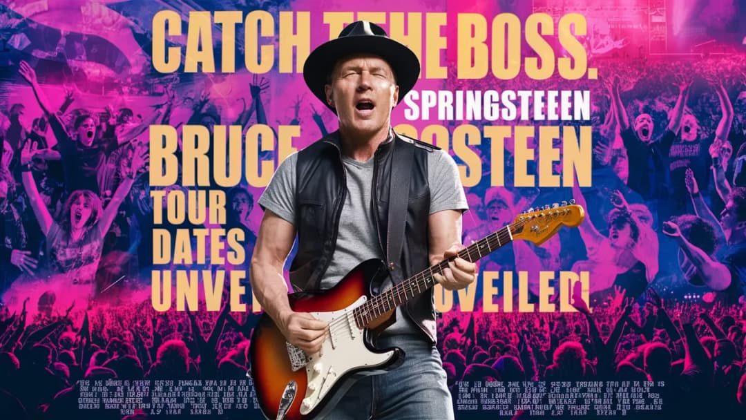 Catch The Boss Live: Bruce Springsteen Tour Dates Unveiled