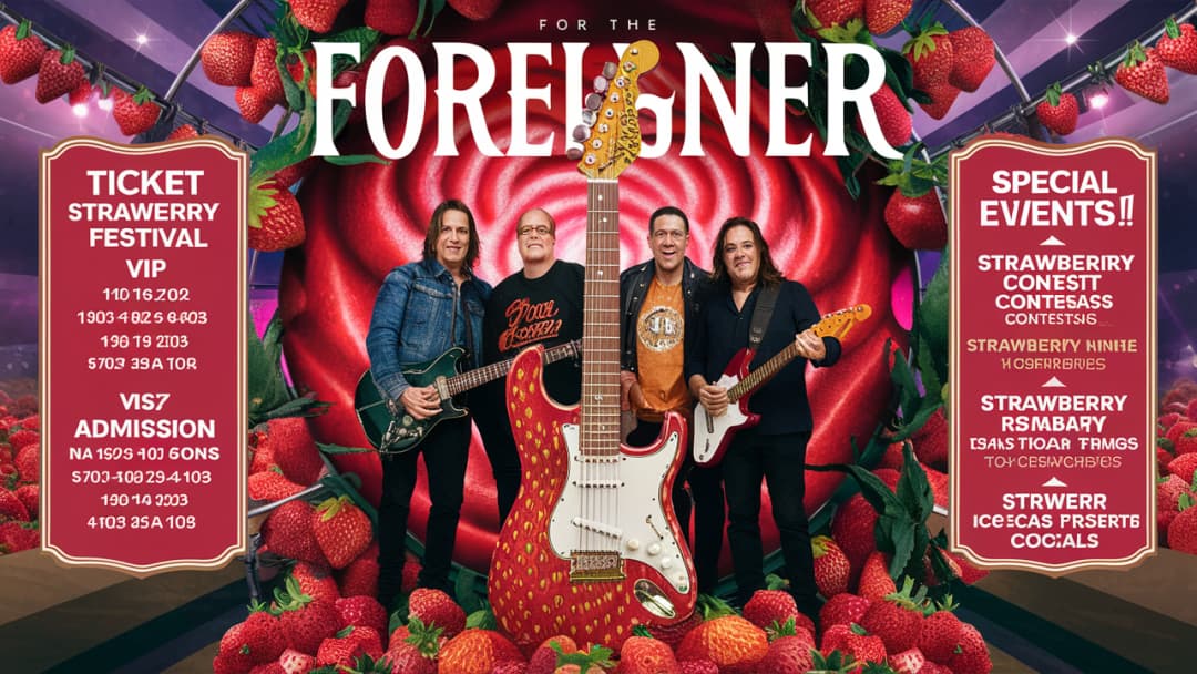 Foreigner Live at the Strawberry Festival: Ticket Info & More
